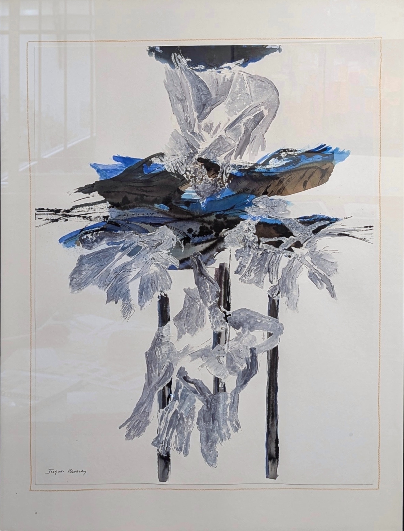 Prélude à l'aurore 2025 papier 65X50 cm