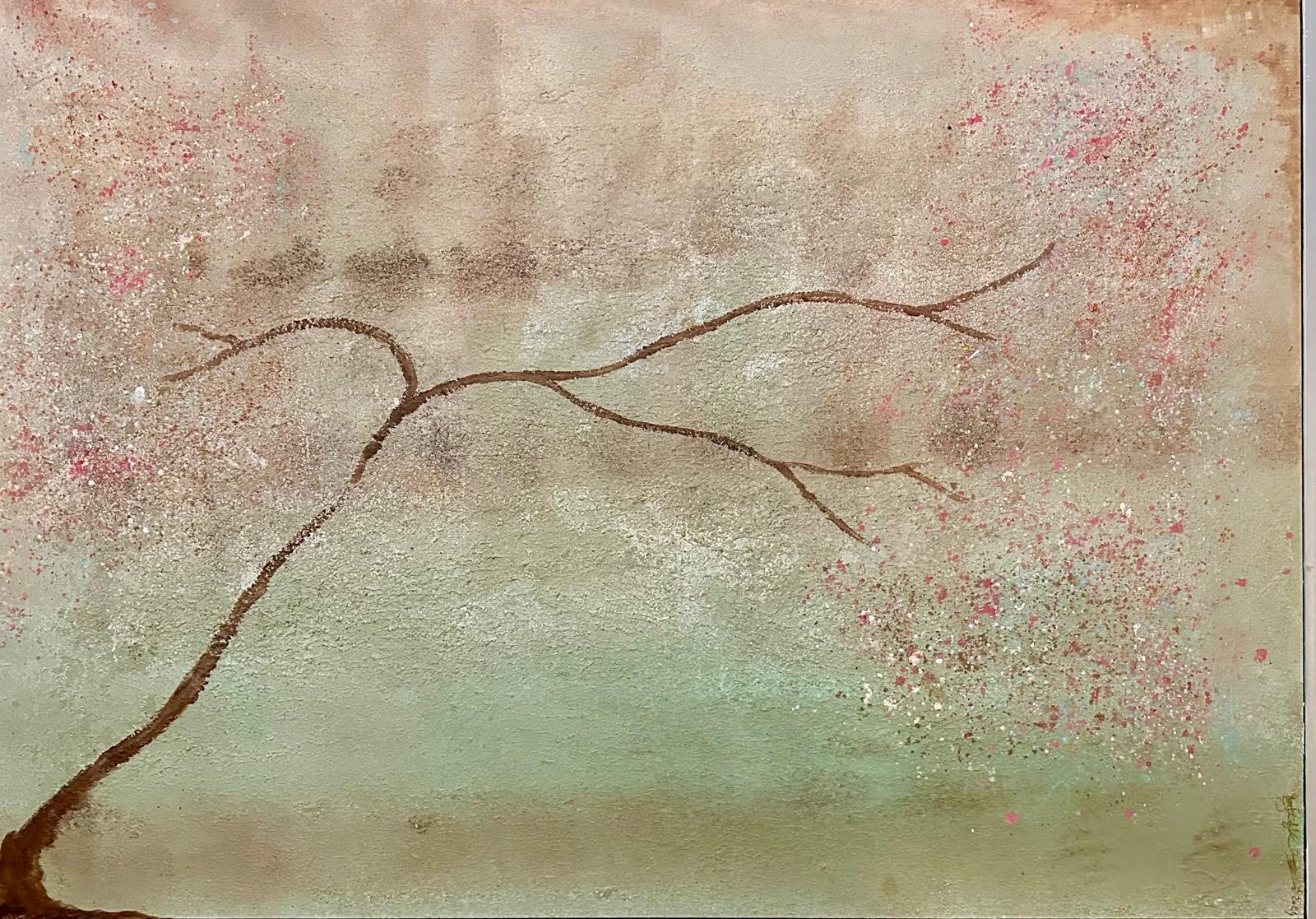 2025 SAKURA ORANGE 95X135 cm