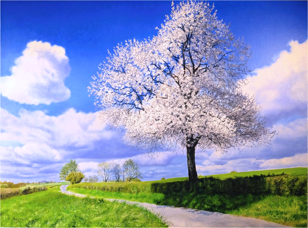 2025 REYNIER Huile sur toile Le sacre du printemps 97X130
