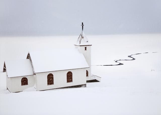 C. Jacrot White chapelle 70 x 105 cm 12 ex