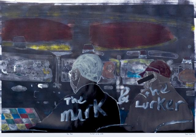 The mark and the luker 100 x 70 cm