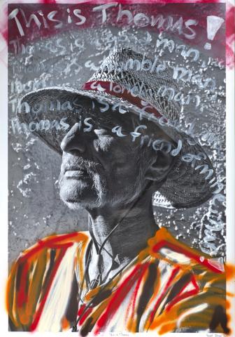 This is Thomas 100 x 70 cm