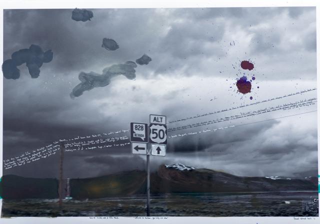 Welcome to nowhere 70 x 100 cm