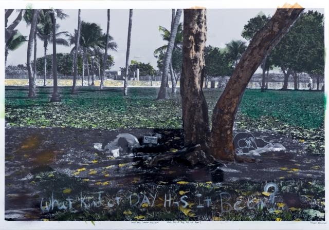 What kind of day has it been 70 x 100 cm